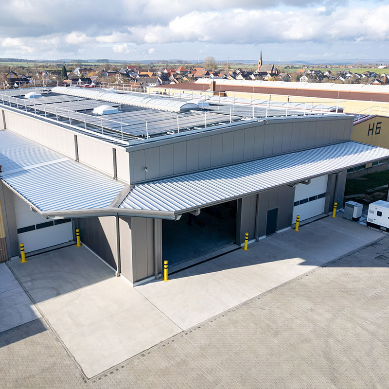mbo Osswald – new hall construction; raw material storage as the pace-setter for machining