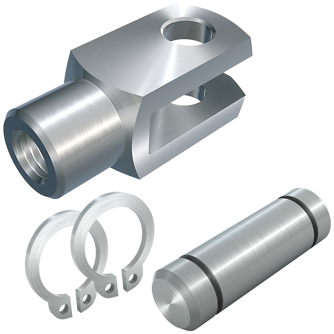 mbo Osswald is manufacturer of clevis joint, clevis joints mbo standard ABS 471, loose, consisting of clevis, clevises, according to DIN 71752, DIN ISO 8140, CETOP RP102P and bolts with grooves and suitable retaining rings according to DIN 471. We manufacture these of steel 1.0718 and stainless steel 1.4305. mbo Osswald is manufacturer of clevis joint, clevis joints mbo standard ABS 471, loose, consisting of clevis, clevises, according to DIN 71752, DIN ISO 8140, CETOP RP102P and bolts with grooves and suitable retaining rings according to DIN 471. We manufacture these of steel 1.0718 and stainless steel 1.4305.