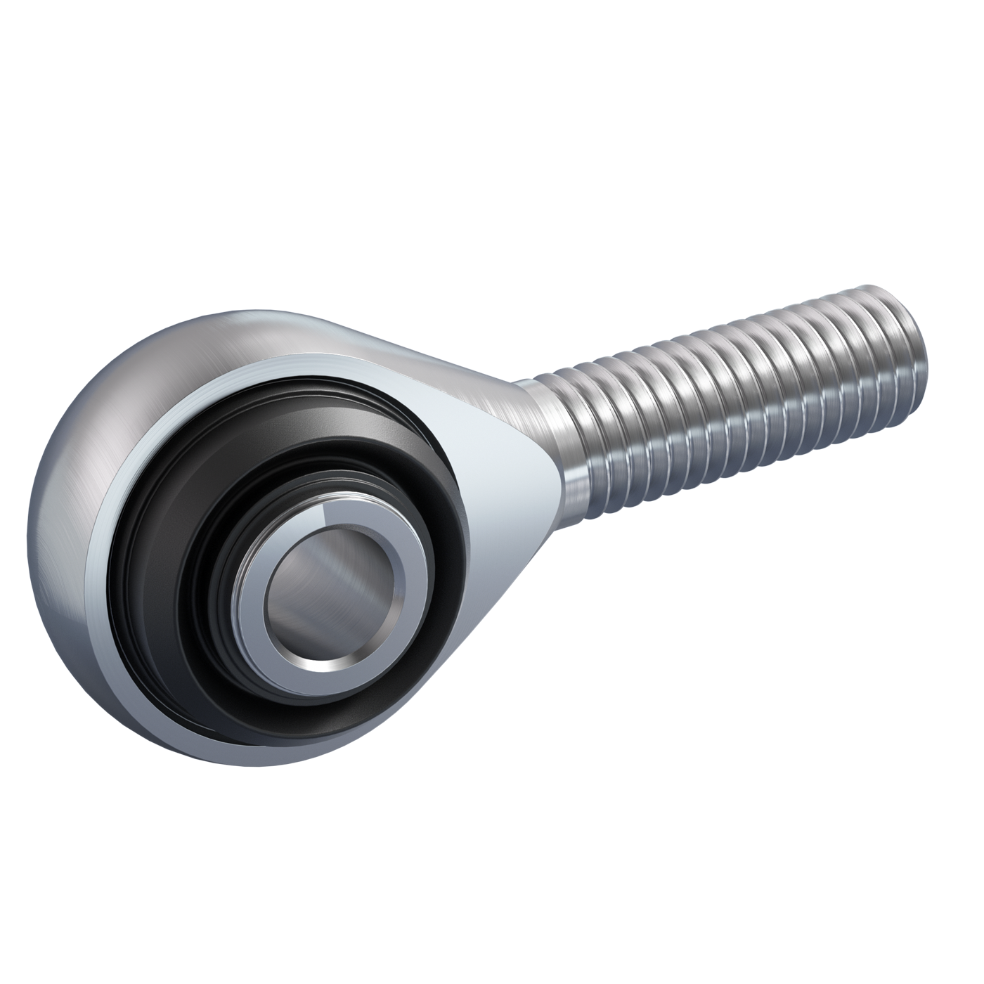 Rod ends, rod end DIN ISO 12240-4 (DIN 648) K series from the specialist mbo Osswald, are available with sealings (rod end with sealing, rod ends with sealing). This version is with male thread, maintenance-free and suitable for high load, material steel galvanised. Rod ends, rod end DIN ISO 12240-4 (DIN 648) K series from the specialist mbo Osswald, are available with sealings (rod end with sealing, rod ends with sealing). This version is with male thread, maintenance-free and suitable for high load, material steel galvanised.