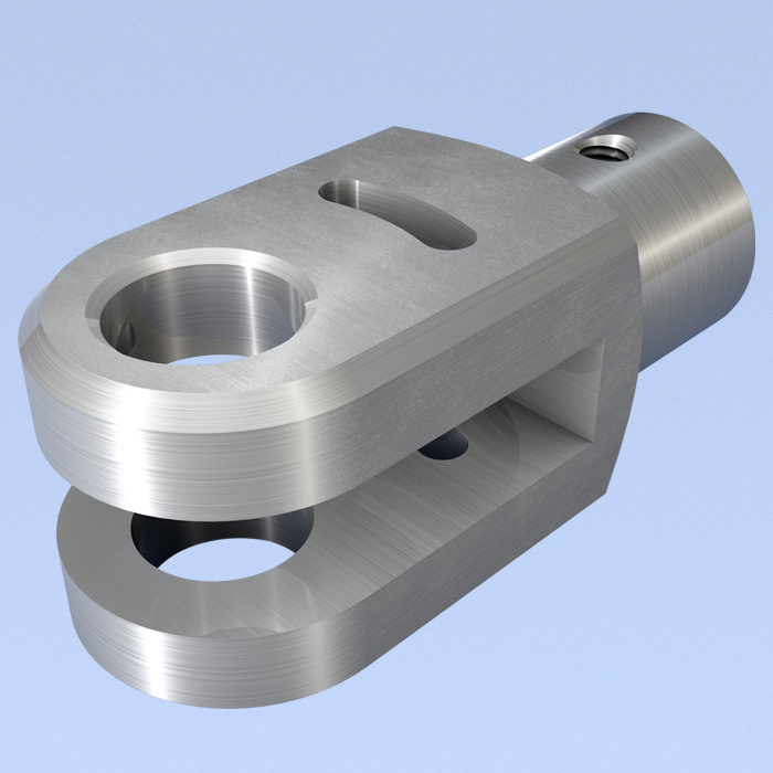 Precision-manufactured special clevises deliver perfect load transmission