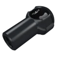 mbo Osswald completes its assortment with ball sockets with slit resp. ball socket with slit. The ball stud is retained with a circlip made of spring steel.