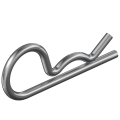Spring cotter pins similar to DIN 11024 are used as retaining elements. Mbo Osswald supplies the spring cotter pin as an accessory for bolts with pin hole according to DIN / EN / ISO or for bolts suitable for clevises. Spring cotter pins similar to DIN 11024 are used as retaining elements. Mbo Osswald supplies the spring cotter pin as an accessory for bolts with pin hole according to DIN / EN / ISO or for bolts suitable for clevises.
