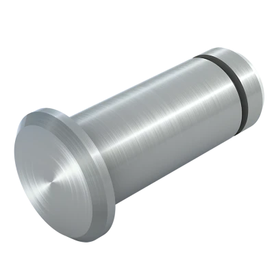 带固定环 DIN 471 凹槽的螺栓（适用于 U 形夹）