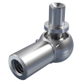 mbo Osswald is angle joint manufacturer, ball joints, angle joints manufacturer, DIN 71802 form BS, with rivet stud and circlip. The following materials are possible: steel or stainless steel 1.4305, resp. stainless steel 1.4404, material quality A4.