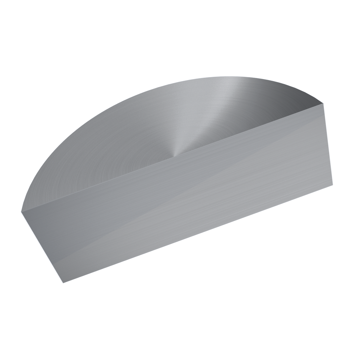 Woodruff key DIN 6888 5x6,5 Steel bright